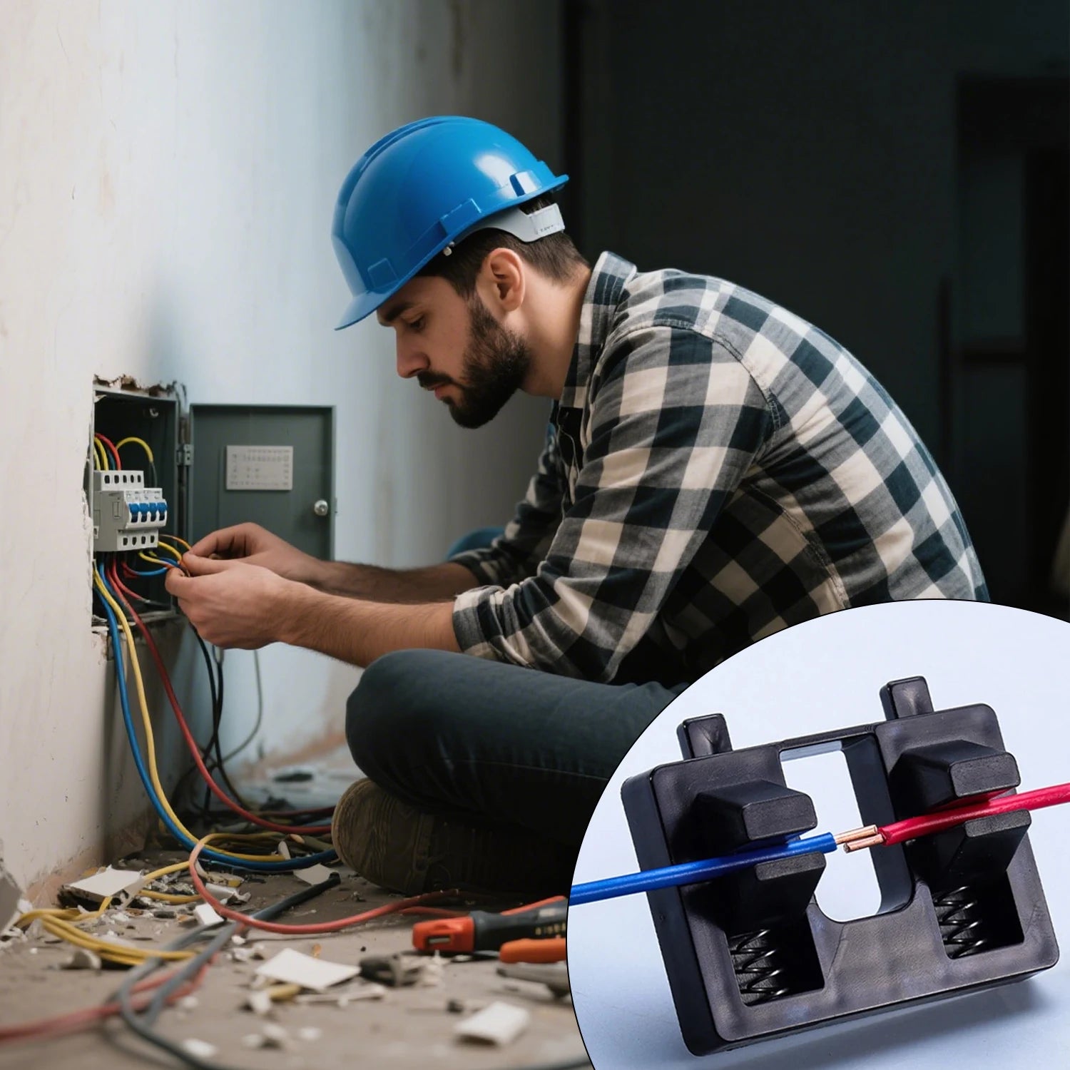 Suporte Fios Ajustável com Ventosa