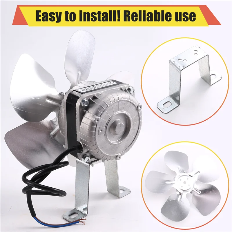 BSEVB - Motor de 40W para Sistema de Refrigeração de Geladeira, Motor de Ventoinha do Condensador do Freezer para Uso em Condensação