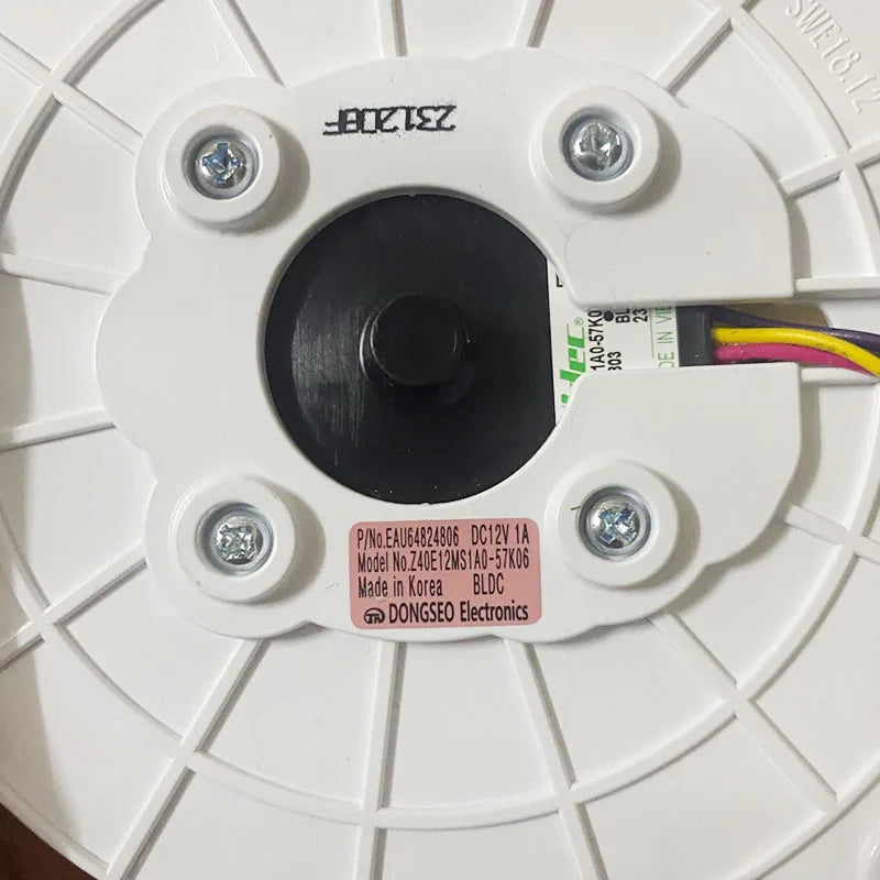 Motor de Geladeira Ventilador de Refrigeração EAU64824805 Amortecedor EAU64824806